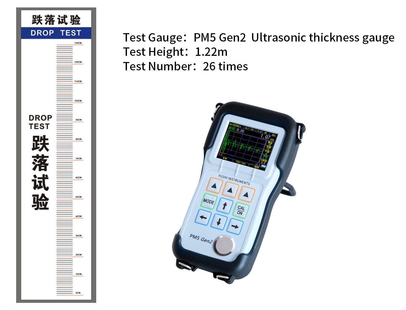 PM5 Gen2 Ultrasonic Thickness Test