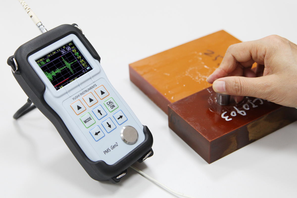 YUSHI PM5 Gen2 ultrasonic thickness gauge measure Electrical Material Laminated Products