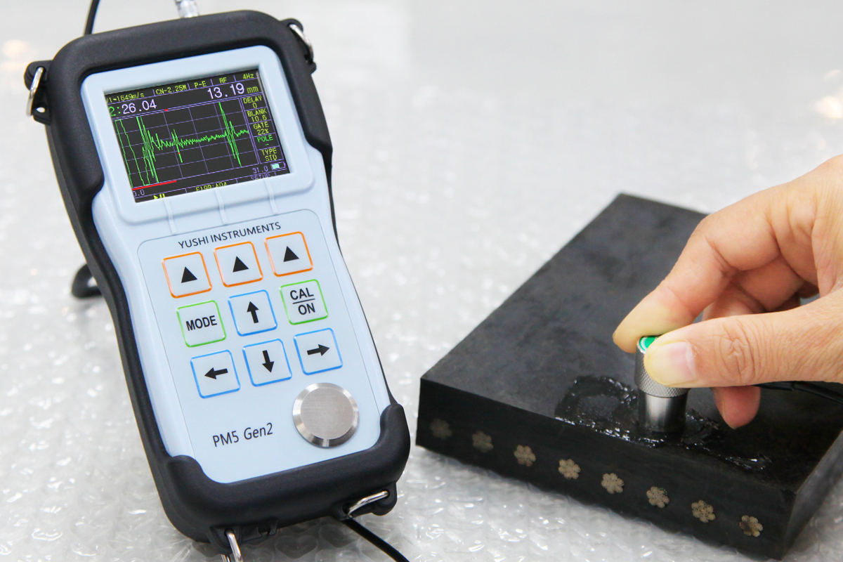 measure coating thickness and overall thickness using the double layer option