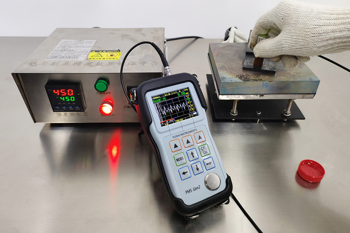 Directional Capture in High Temperature Thickness Measurement